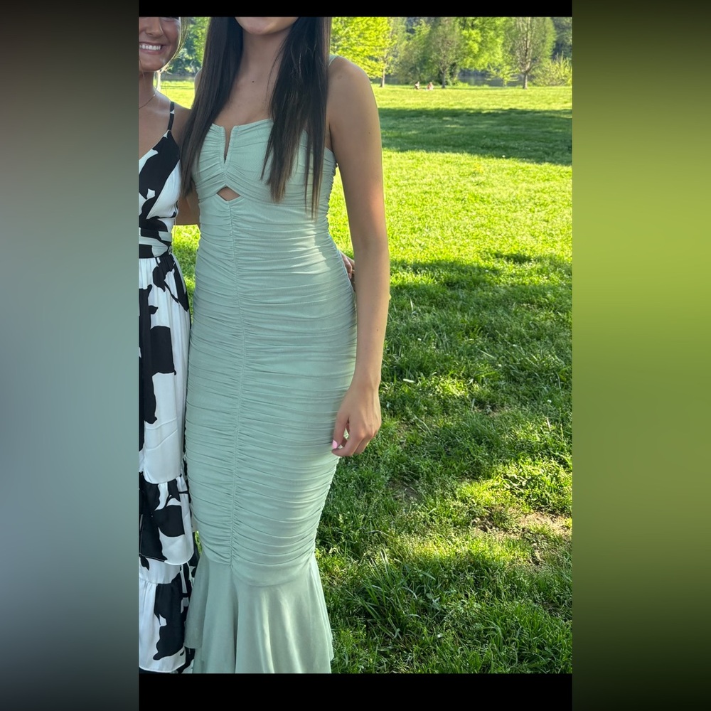 Amazon Mint Green Midi Dress